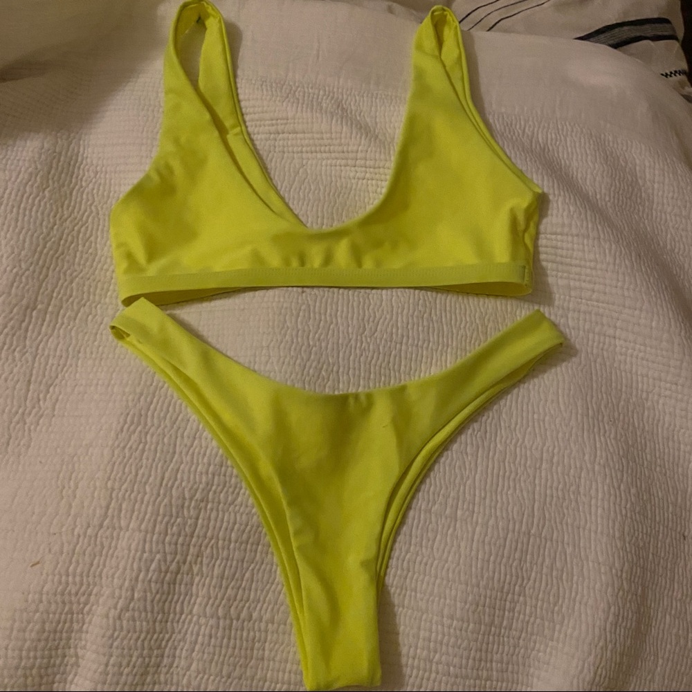 ZAFUL NEON GREEN BIKINI